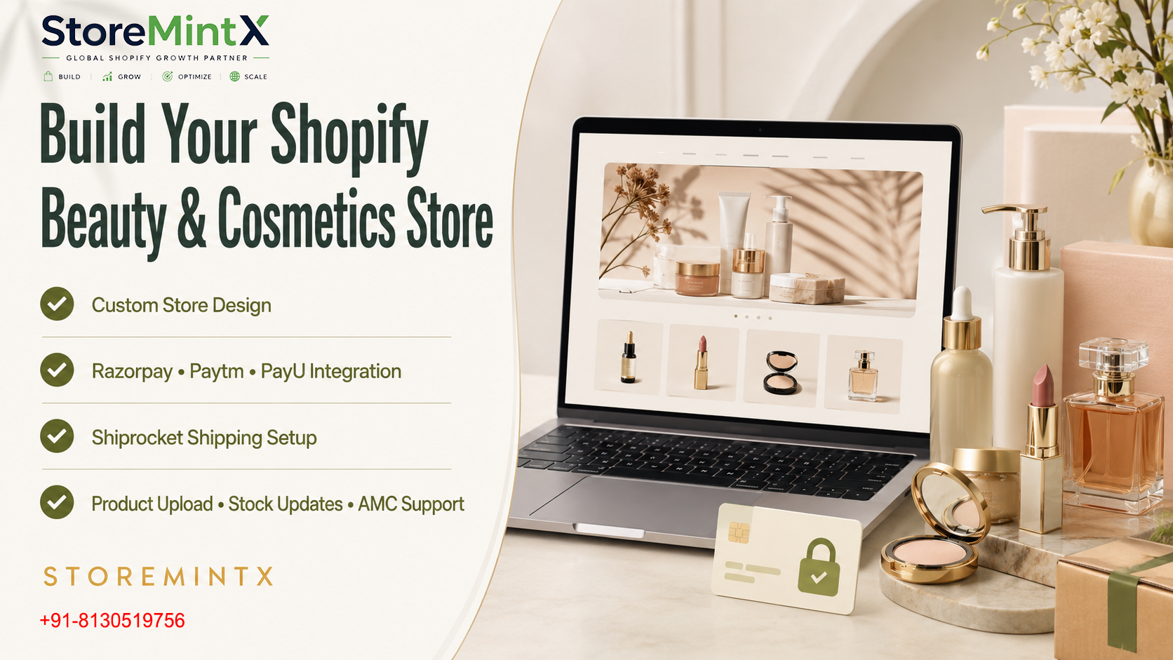 Build Your Shopify Beauty & Cosmetics Store with StoreMintX