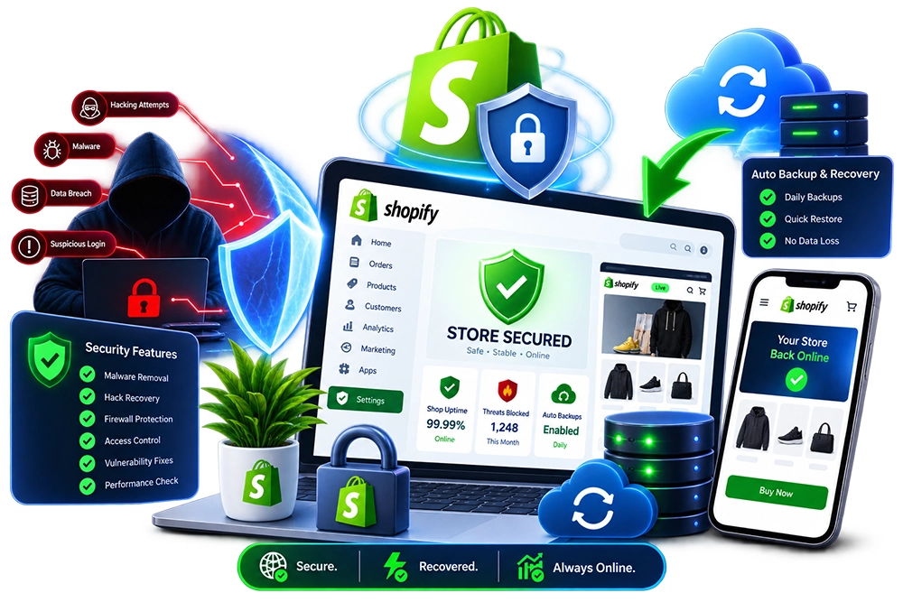 Shopify Store Security & Recovery